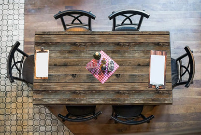 Retro Faux Wood Grain Peel And Stick Wallpaper Self-adhesive Wood Plank Wallpaper Roll Removable Vinyl Wall Covering For Restaur