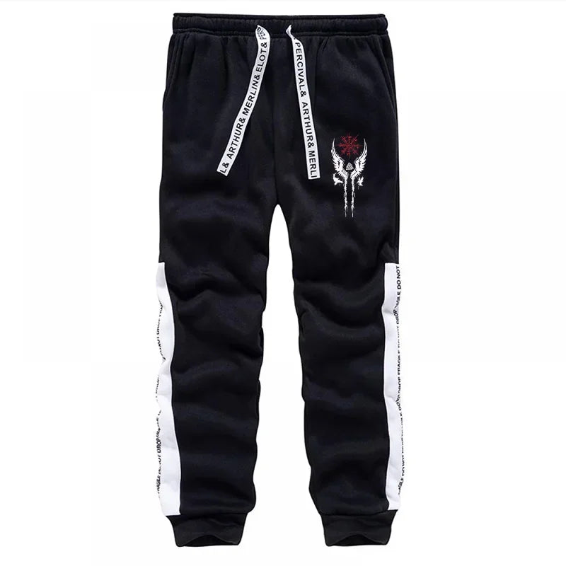 Mens Tracksuit Printed Casual Sweatshirts Sweatpants Single Piece Versatile Hoodie Pants Gym Sports Jogging Mens Clothing 2025.