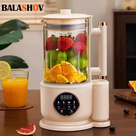 1500ML Electric Soy Milk Machine Wall Breaking  Automatic Intelligent Food Blender Fruit Juicer Blender Rice Paste Maker.