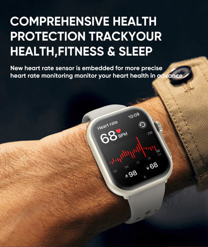 2025New For XIAOMI IOS Watch Ultra2 Smart Watches Women 1000mAh 1.85" AMOLED Full Touch Screen BT Call Ladies Fashion Smartwatch.