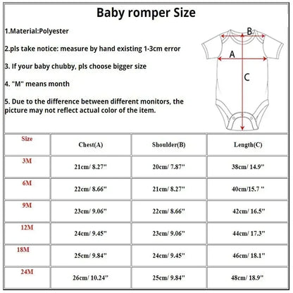 Lustiger spanischer bedruckter Baby-Body für Neugeborene, kurzärmeliger Strampler, niedliche Jungen- und Mädchen-Outfits, Kleinkind-Sommerkleidung, Säuglingsoverall.