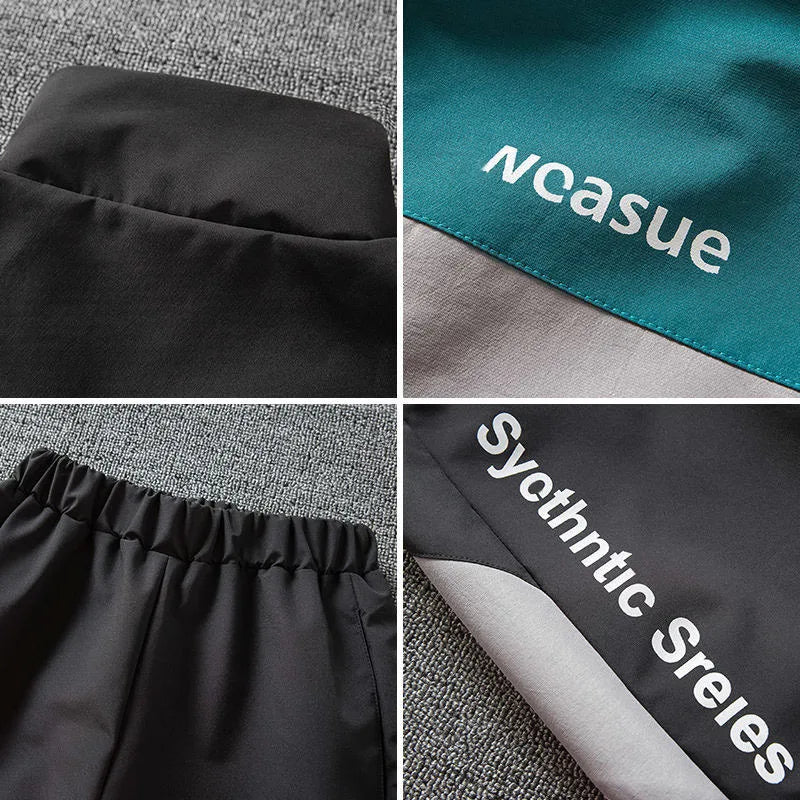 Teenage Boys Clothing Set Autumn Children Patchwork Sportswear Suits Fashion Big Boy Zipper Birthday Outfit Costumes for Kids.