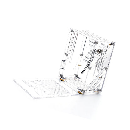 Portable Small Computer Case  Shell Compact PC Case Desktop PC Case Mini-ITX Motherboard FLEX Power Supply PC chassis.