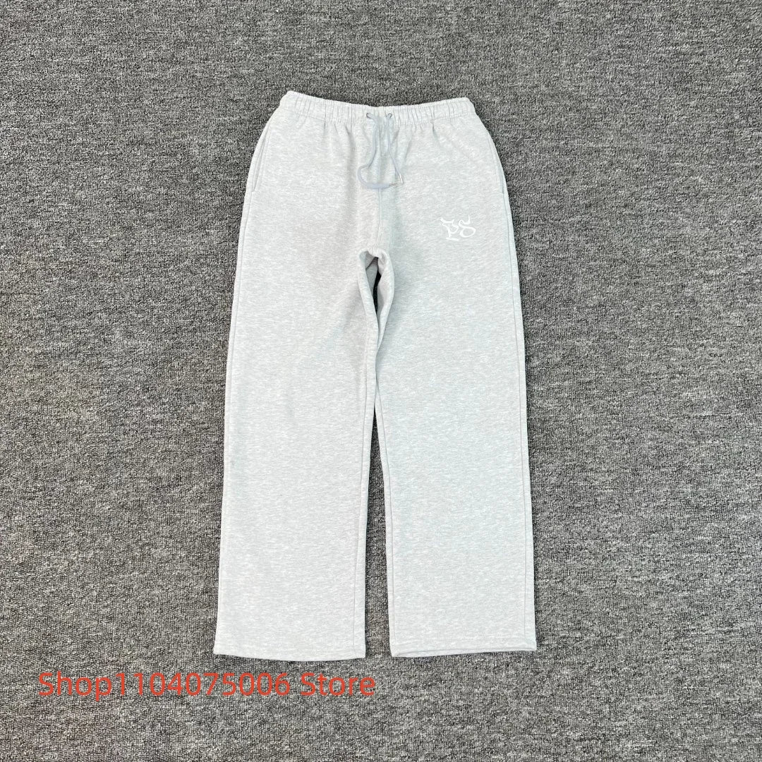 Pepe Studio Fleece-Lined Elastic Waist Jogger Pants Winter Warm Soft Loose Fit Sweatpants with Drawstring for Women Men.