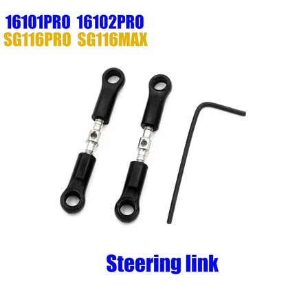 SCY 16101PRO 16102PRO SG116MAX RC Automotive Parts Turning Shaft Gear Bearing Pull Rod Steering Cup Swing Arm Motor Tire Screws