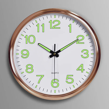 30cm Minimalistischen Wanduhr Moderne Design Glowing in the Dark Baby Zimmer Hängen Uhr Uhren Klok Nacht Wohnzimmer wohnkultur