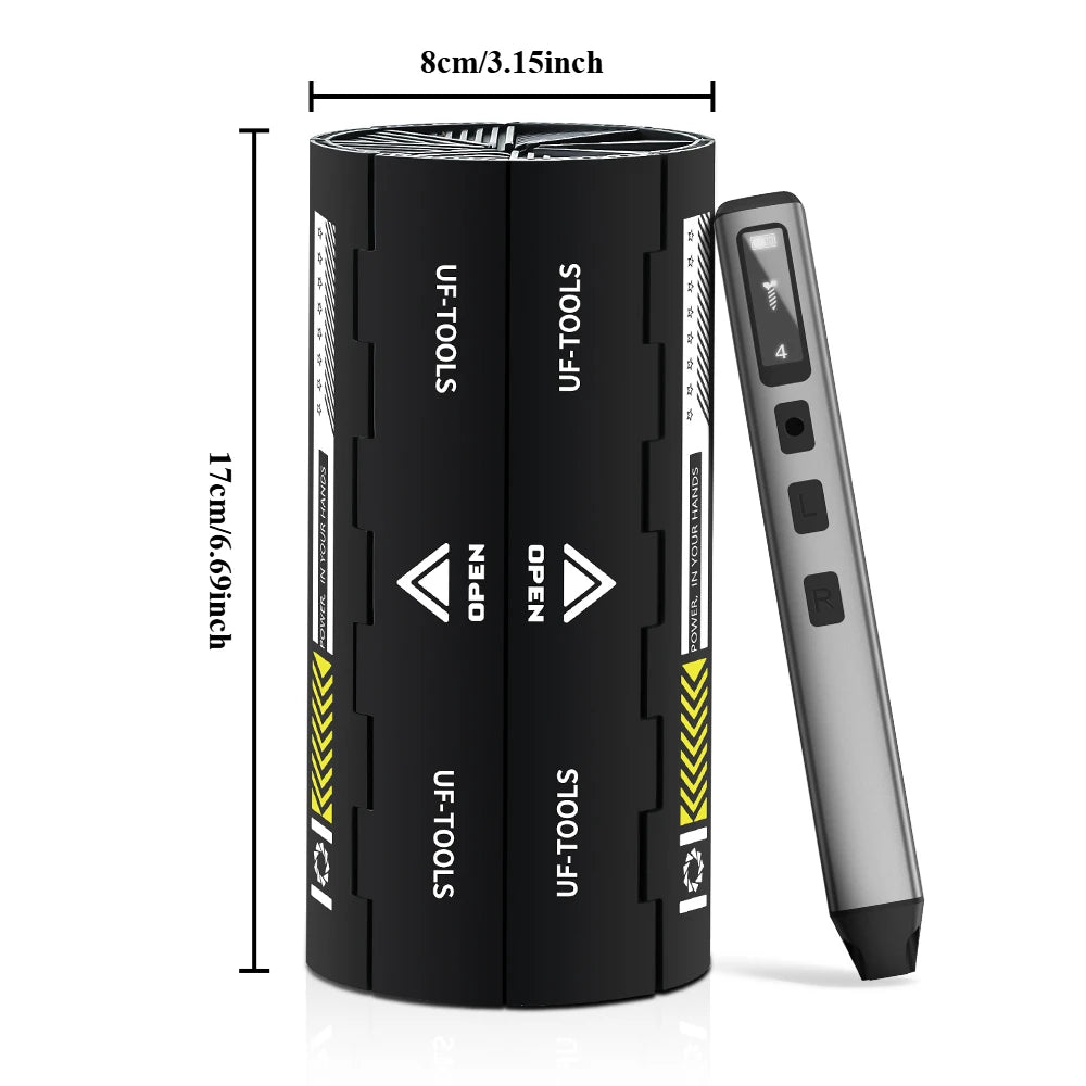 126-in-1-Präzisions-Elektroschrauber-Sets, wiederaufladbares Mini-Set, kabellose kabellose Bits für Xiaomi, Handy, mobiler Laptop, PC