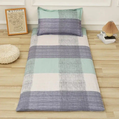 WASART Fully enclosed with zipper mattress protector cover geometric printed baby couple single double bed sheet protection pad.