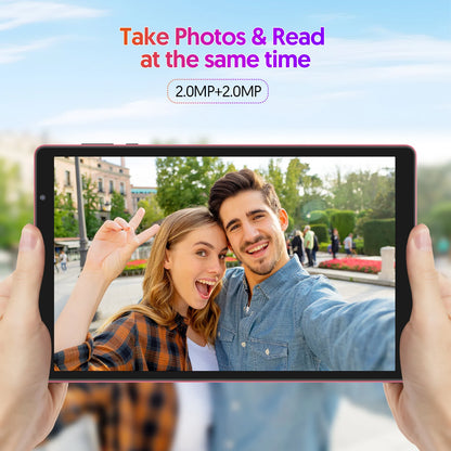 BAKEN 10-inch Android 14 Tablet, Quad-core Processor, 32GB Storage, Wi-Fi 6, Bluetooth, USB-C Port, Google Play Store (GMS).