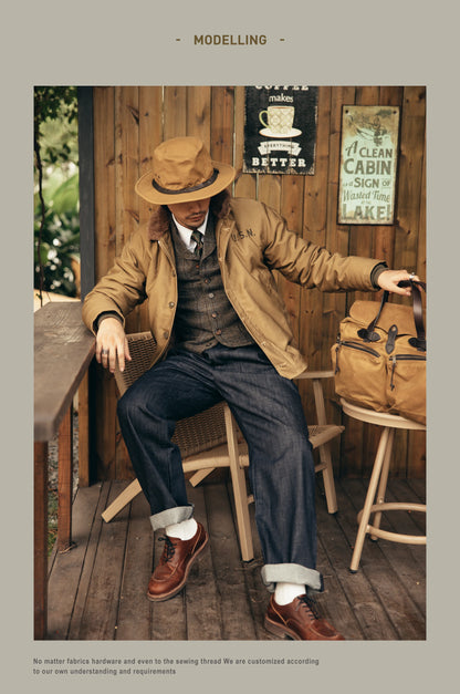 Red Tornado US Size Good Quality Cotton Canvas 70% Wool N1 Jacket N1-0001B.