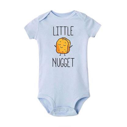 Little Nugget Baby Ankündigung Neugeborene Baby Bodys Sommer Jungen Mädchen Strampler Körper Schwangerschaft Offenbaren Kleidung Säugling Dusche Geschenk.