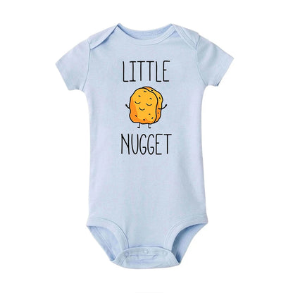 Little Nugget Baby Ankündigung Neugeborene Baby Bodys Sommer Jungen Mädchen Strampler Körper Schwangerschaft Offenbaren Kleidung Säugling Dusche Geschenk.