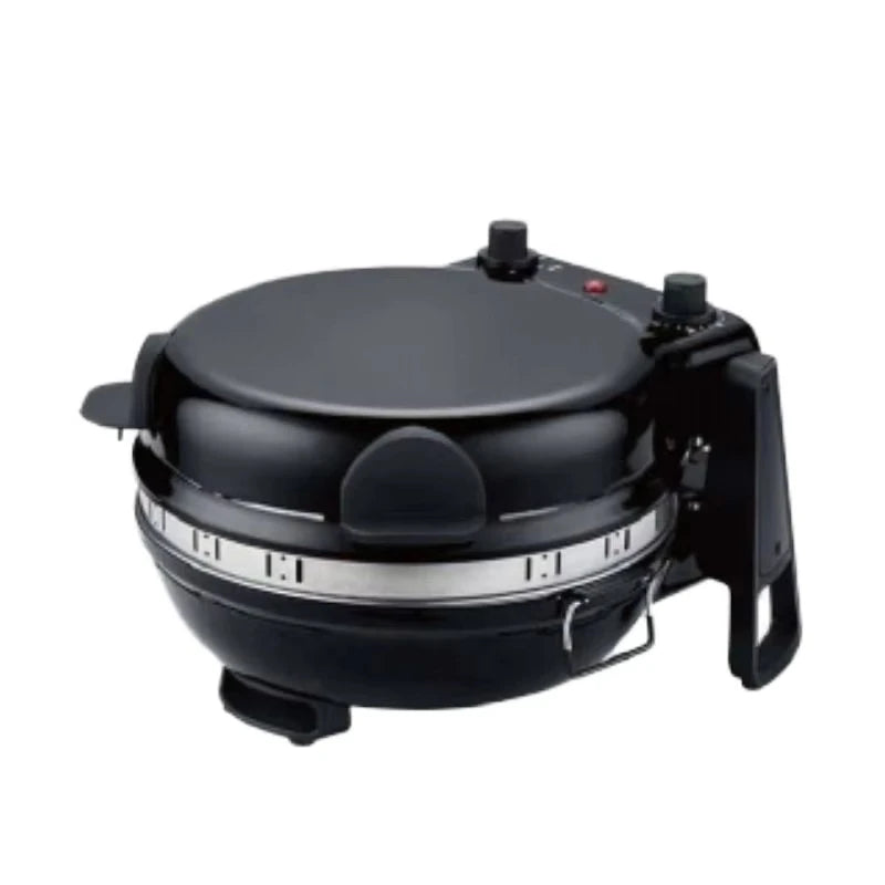 12-Zoll-Mini-Elektro-Pizza- und Grillofen aus Edelstahl mit integrierter Schwenkfunktion, USB-Stromversorgung für den Haushalt