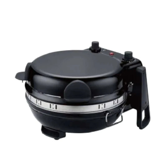 12-Zoll-Mini-Elektro-Pizza- und Grillofen aus Edelstahl mit integrierter Schwenkfunktion, USB-Stromversorgung für den Haushalt