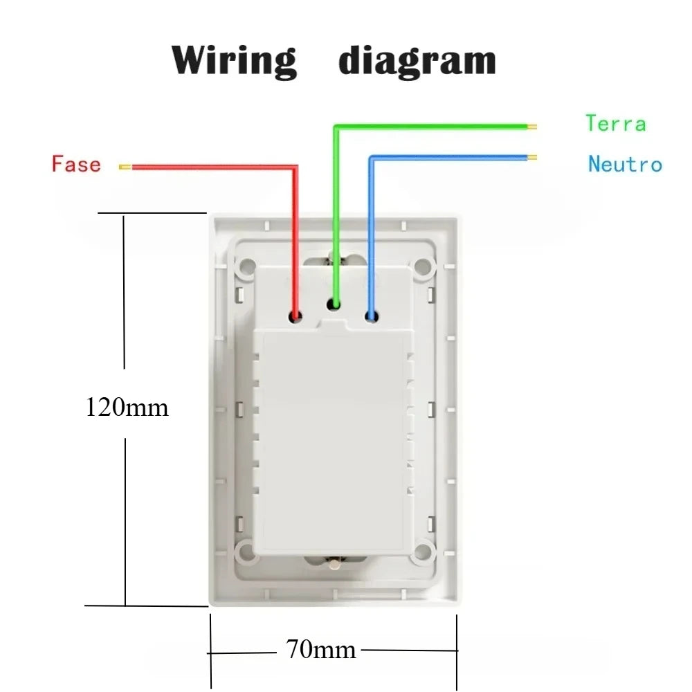 Melery Brasilien WiFi Smart Leben Dual Wand Steckdose Tuya Elektrische Stecker Outlet PC/Glas Touch Panel Alexa Dot Google hause Assistent.