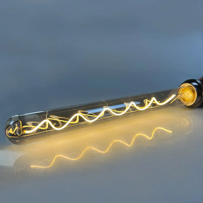 TIANFAN Led Bulbs Vintage Light Bulb ST64 G80 G95 Long Tube Edison Bulb 4W Dimmable 220/240V E27 Smoke Glass 2700K Warm White.