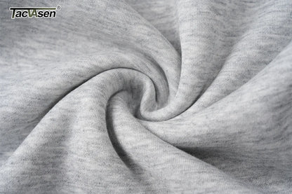 TACVASEN Fleece Hose mit weitem Bein Damenmode hoch taillierte Jogging hose Lounge hose weiche warme Winter Baggy Hose Streetwear