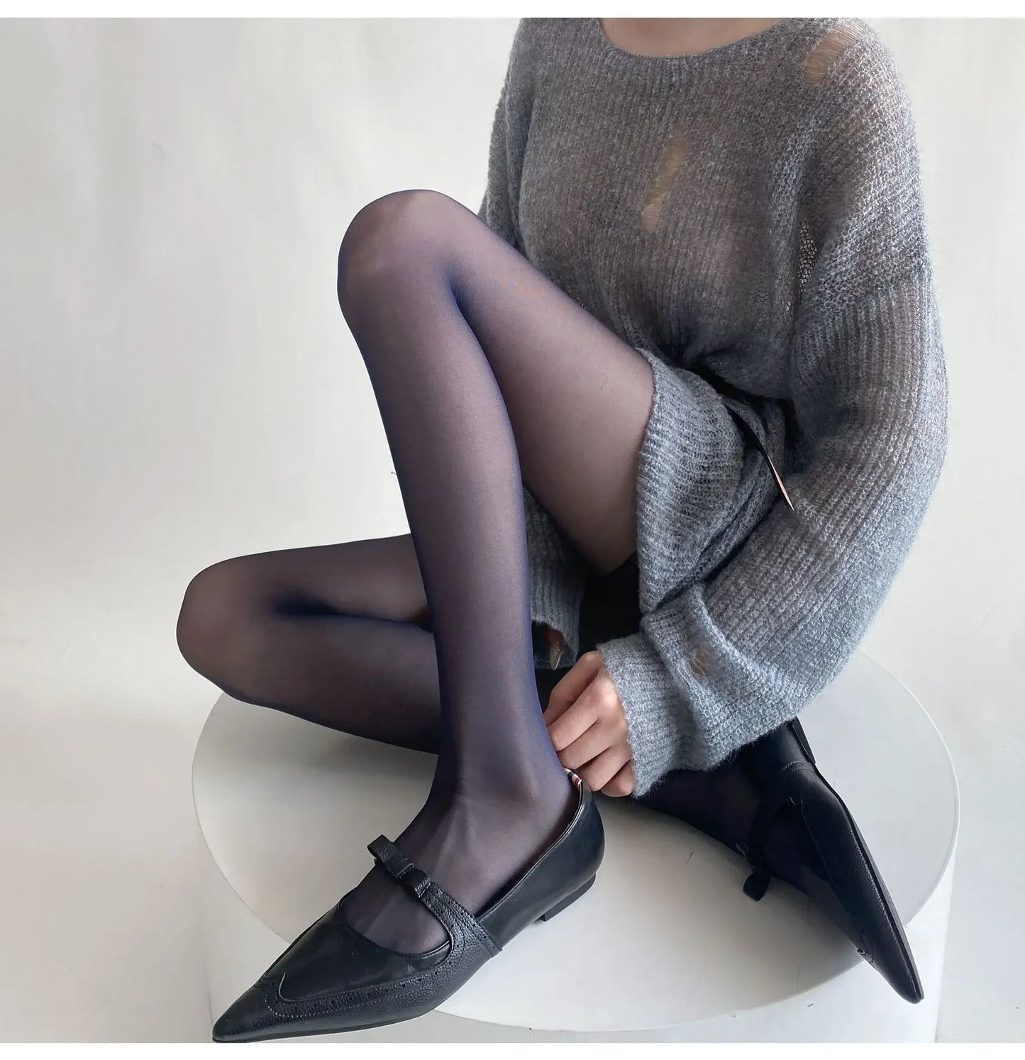 Blue Green Ultra-thin Nylon Thigh High Stockings Pantyhoses Women Sexy Women Tights Velvet Sexy Lingeries Hosiery Body Stockings