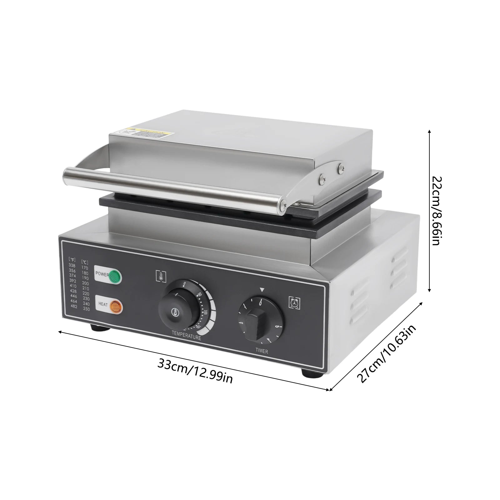 Five Compartments Waffle Stick Maker 1550W Home Corn Dog Waffle Maker with Indicator Lights Hot Dog Waffle Machine.