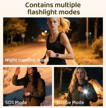 LIGE 2025 New 1.26 inch Screen Smart Watch Women IP68 Waterproof Sports Women’s Health Monitor Watches Bluetooth Call Smartwatch.