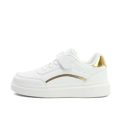 White Children Sneaker Boys Shoes PU Leather Casual Sports Kids School Skate Shoes Luxury Autumn Tennis Sneaker for Boy.