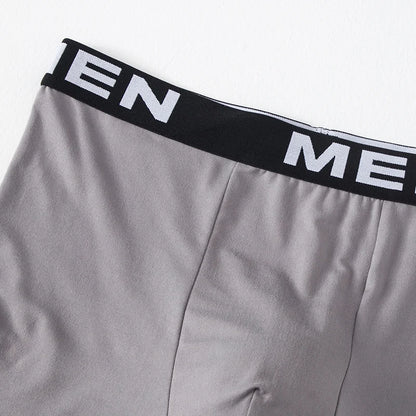 7-teilige Herren-Unterwäsche mit gemischter Farbkombination, lange Unterwäsche, mehrere Größen, Freizeit, Sport, bequeme Boyshort-Shorts in Übergröße für Teenager