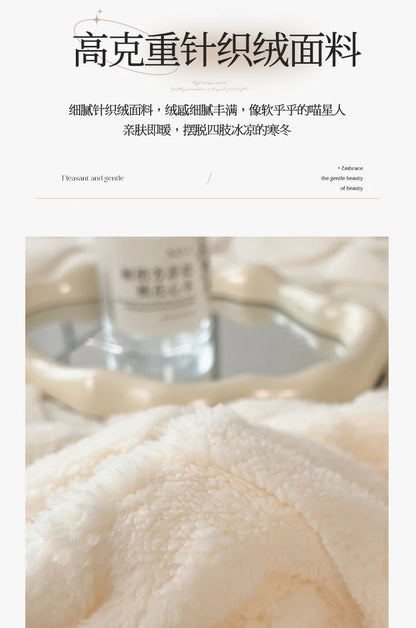 Heart Pattern Coral Fleece Blanket Autumn Winter Double Layer Thicken Warm Plush Blanket for Bed Fluffy Soft Sofa Throw Blankets.