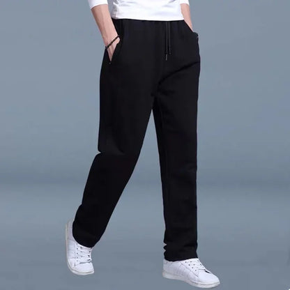 Men Straight Leg Casual Sports Pants Male Exercise Jogging Trousers Gym Sports Pantsdrawstring Design Suitable for Outdoor Wear.