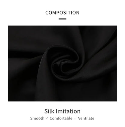 Plus Größe Eis Seide Pyjamas Frauen Lange Ärmeln Einfarbig Lose 5xl Hause Tragen Damen Bequeme Nachtwäsche 2PCS set Nachtwäsche.