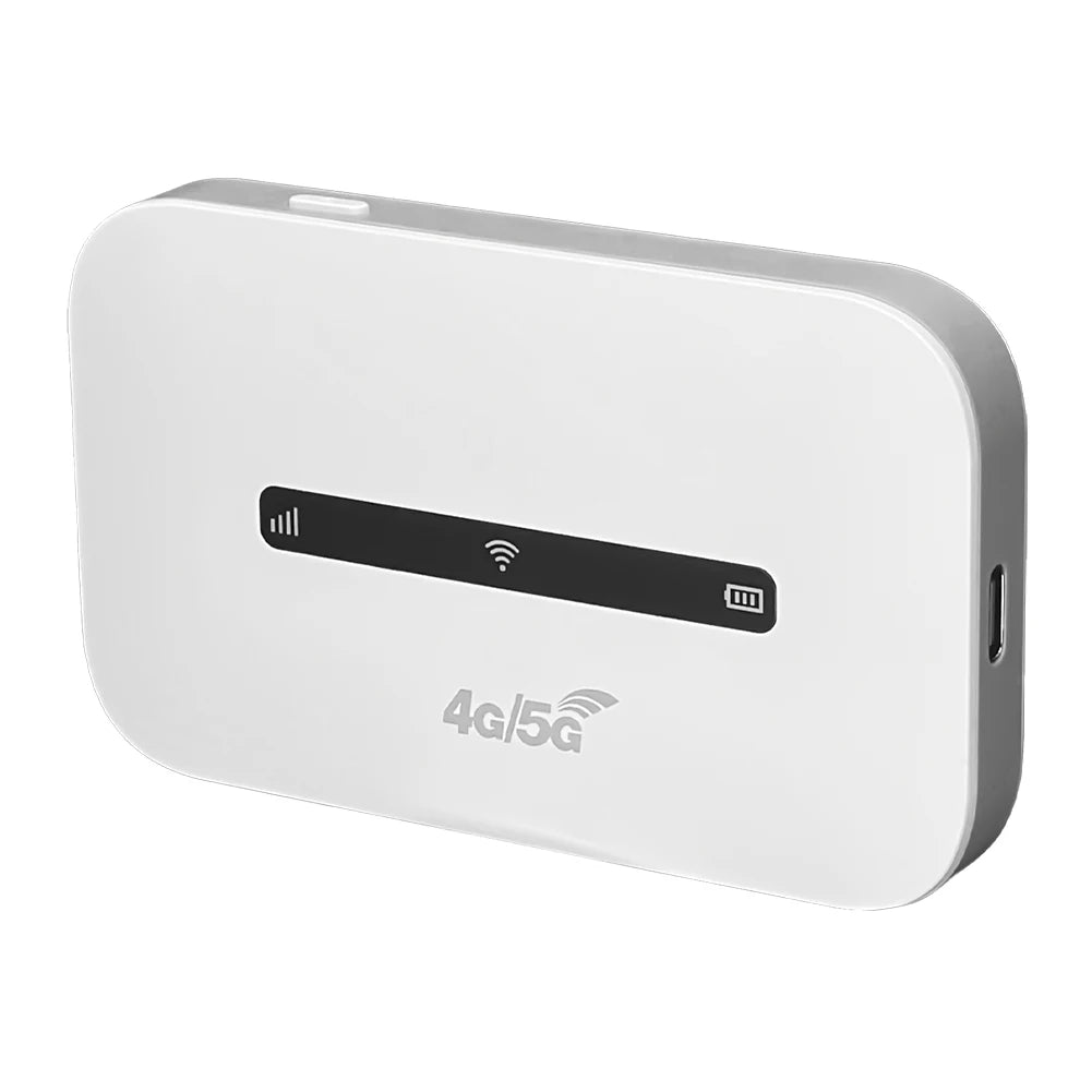 4G LTE Portable WiFi Hotspot Support 8 To 10 Users 150Mbps Wireless Internet Router with SIM Card Slot Pocket Mobile Hotspot.