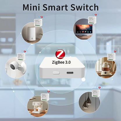 1/2/3 Gang Tuya Smart Licht Schalter Modul Zigbee 3,0 Smart Leben für Alexa Google Home Yandex DIY remote Breaker Verzögerung 100-240V.