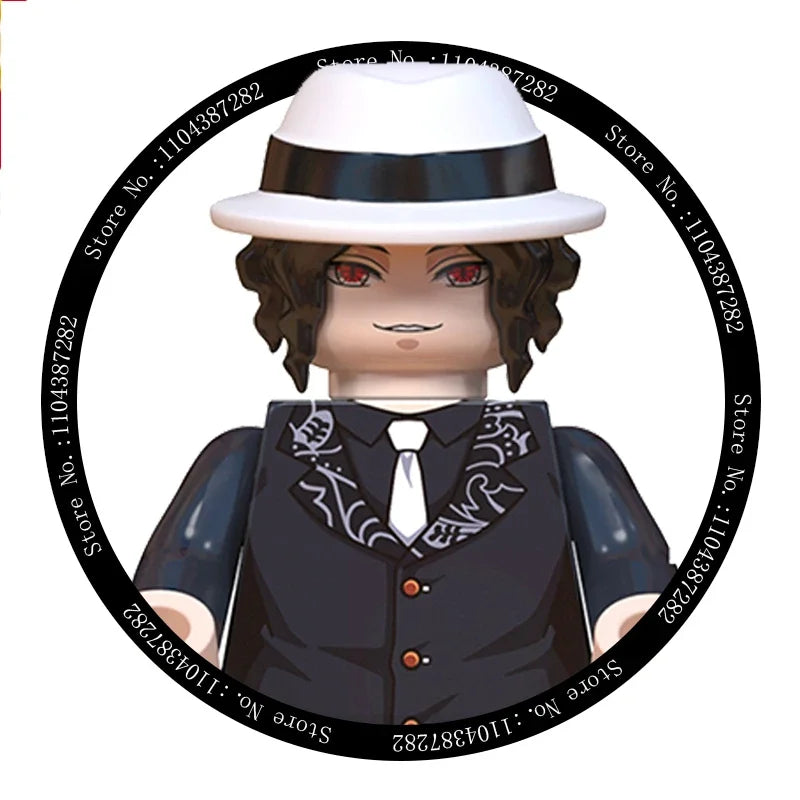 2025 Hot Toys WM6116 WM6138 Demon Slayer Blade Building Blocks Mini Action Figure Accessories Halloween Christmas Gifts for Kids