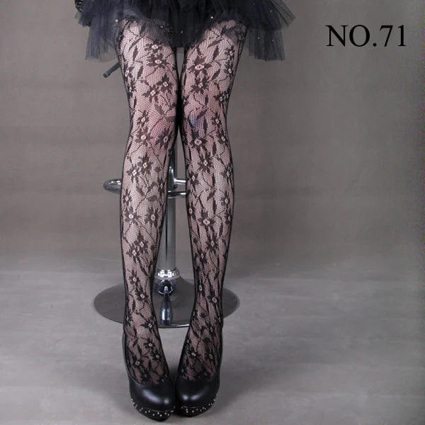 Woman Girls Fashion Gothic Fishnet Stockings Snake Skull Stripeds Socks Mesh Tights Panties Lolita Plus Size Pantyhose Leggings