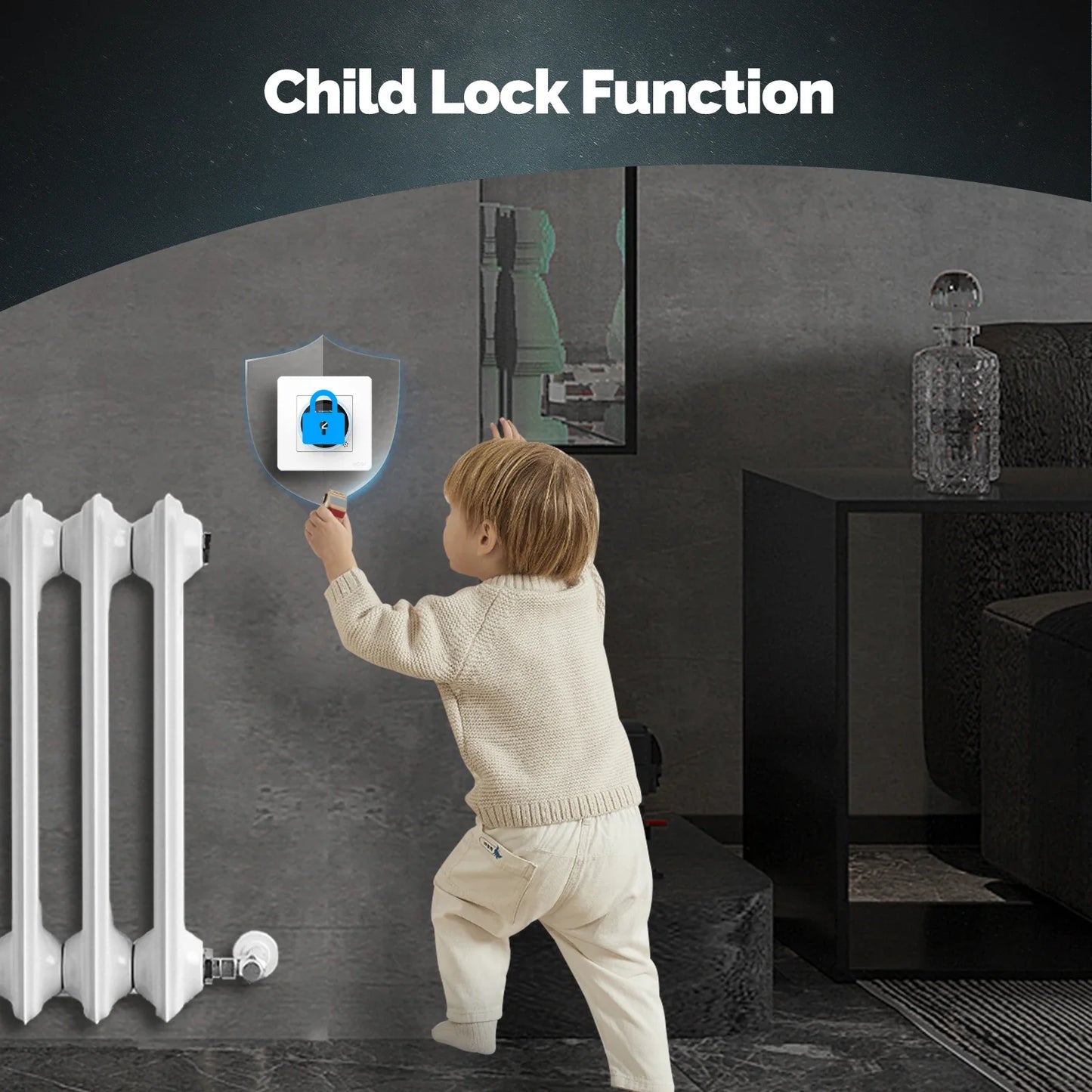 MOES Tuya ZigBee Smart Knob Thermostat Star Ring Series Temperature Controller Water Boiler Electric Heating With Alexa Google.