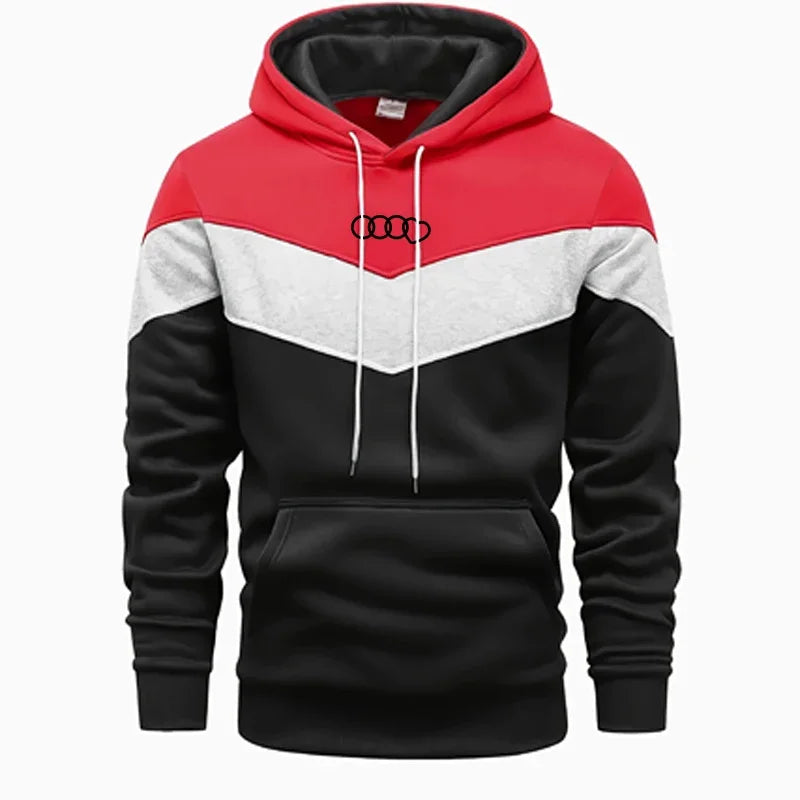 Herrenbekleidung, lässiges Sweatshirt, Anzug, Sweatshirts für Herren, tägliche dreifarbige Hoodies, heiße, hochwertige 2024, Sport-Trainingsanzug, Joggen.