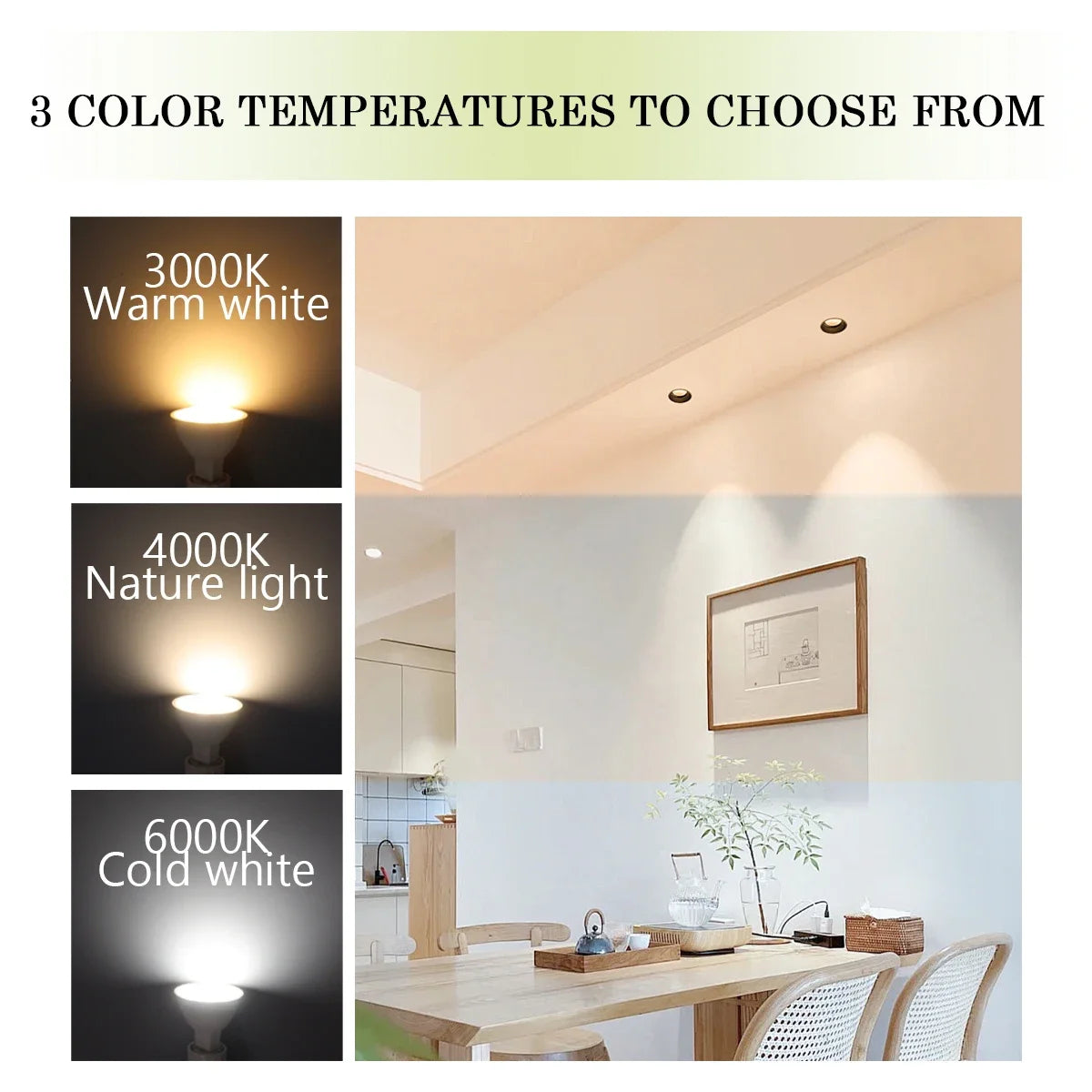 10PCS MR16 LED Strahler Birne GU5.3 Lampada AC 110V 220V 12V Bombillas Spot Licht Ersetzen Die 50W Halogen Lampe Hause Derection.