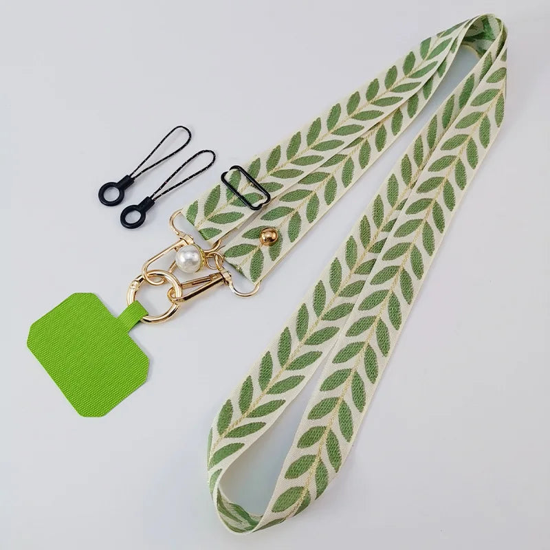 Adjustable Long Mobile Phone Lanyard Wrist Straps Lanyard for Keys Phone Charm Phone Strap Charm Strap Anti-lost Strap Rope.