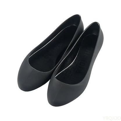 New ladies sandals soft pvc plastic flat non-slip women flat shoes 2022.