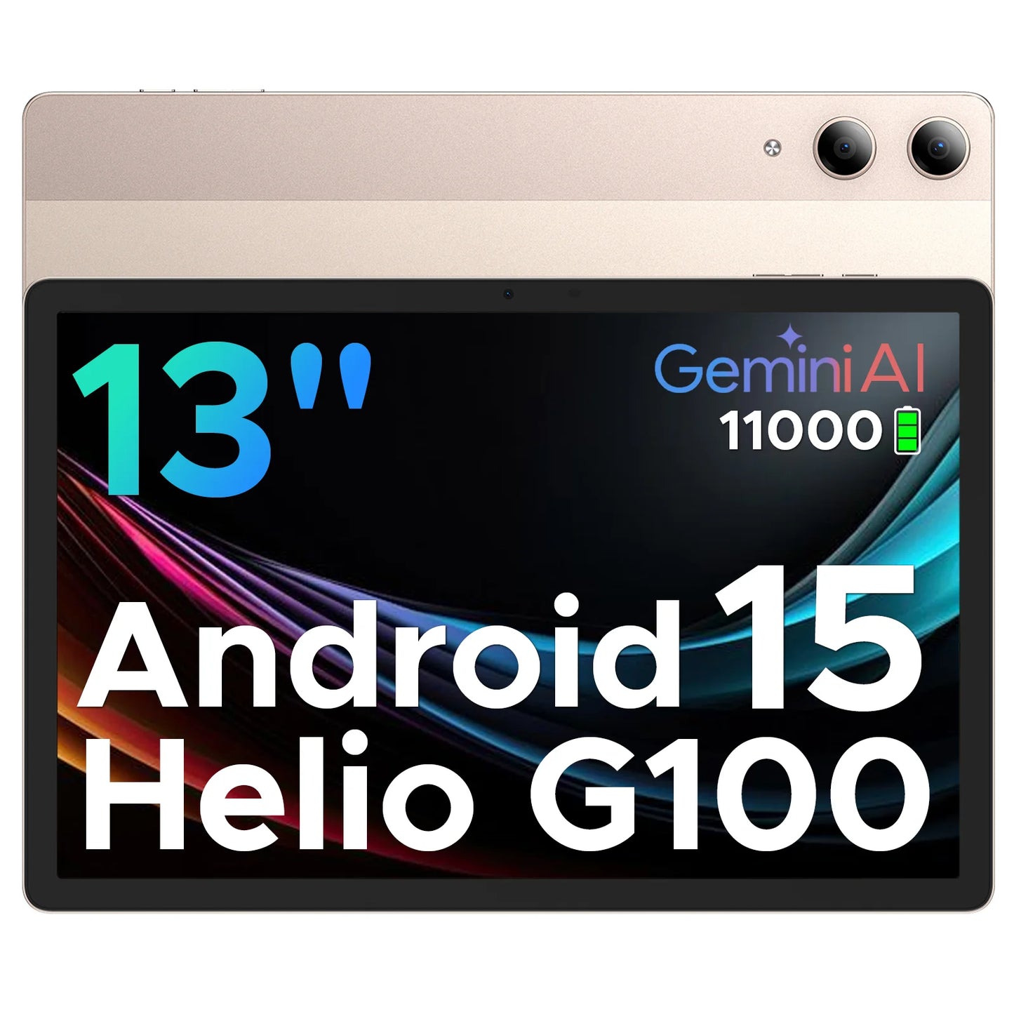 Doogee Tab E3 Pro 2 in 1 Tablet Pc 13" Android 15 Gemini Ai 32Gb Ram(8+24) 256Gb 11000Mah Battery Helio G100 Octa Core Tablet Pc.