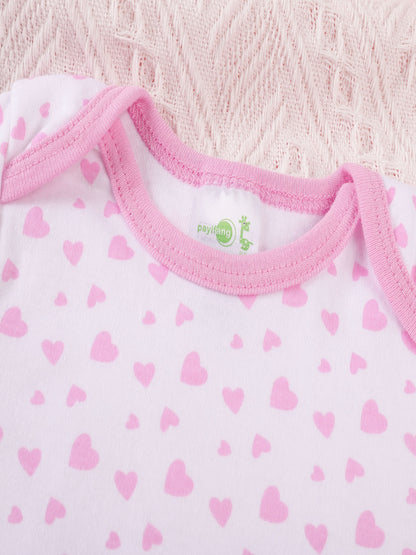 3PCS Sommer Jungen und Mädchen Nette Muster Hoodie Set Kurzarm Dreieck Overall Neugeborenen Baumwolle Bequeme Overall Pyjamas