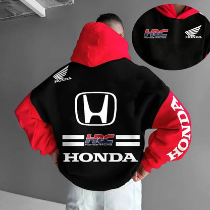 Motorcycle Enthusiast Hoodie Men Women Autumn/Winter Long Sleeved Pullover Motorcycle Honda Printed Sports And Leisure Jacket.