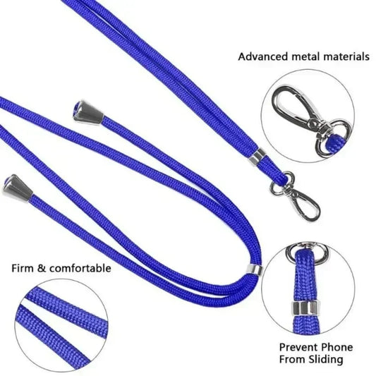 Universal Phone Lanyard Adjustable Detachable Neck Cord Lanyard Strap Phone Safety Tether For All Mobile Phones And Case Straps.