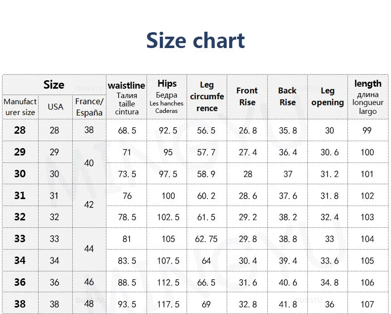 OUSSYU Brand New Spring Summer Men's Casual Pants Slim Pant Straight Thin Trousers Male Fashion Stretch Khaki Jogging 28-38.