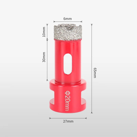 1 Stück 6–100 mm Trocken-/Nass-Diamantkernbohrer-Set für Keramikfliesen, Granit, Marmor, Beton – M14-Gewindeöffner, Lochsägenschneider
