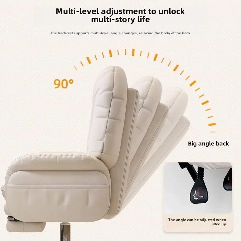 Heimcomputerstuhl, bequem, sitzend, Arbeitszimmer, Büro, Schlafsaal, Schlafzimmer, faules drehbares Sofa