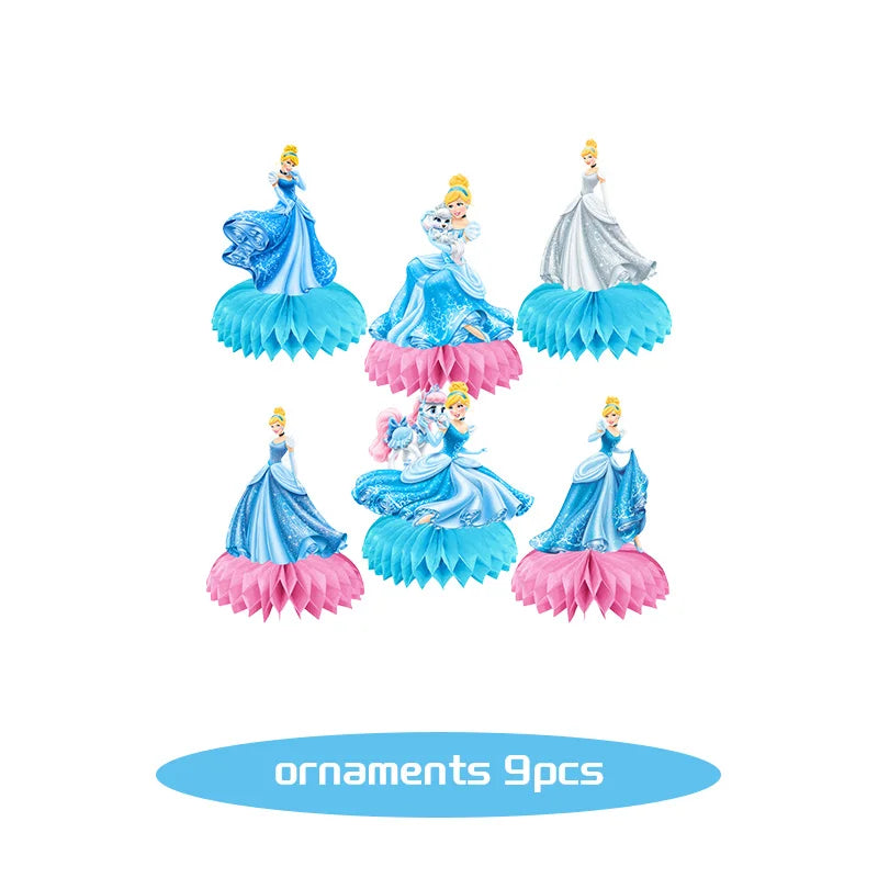 Disney Cinderella Geburtstag Dekoration Party Liefert Hintergrund Geschirr Set Luftballons Dekoration Party Gefälligkeiten Für Kinder Geburtstag.