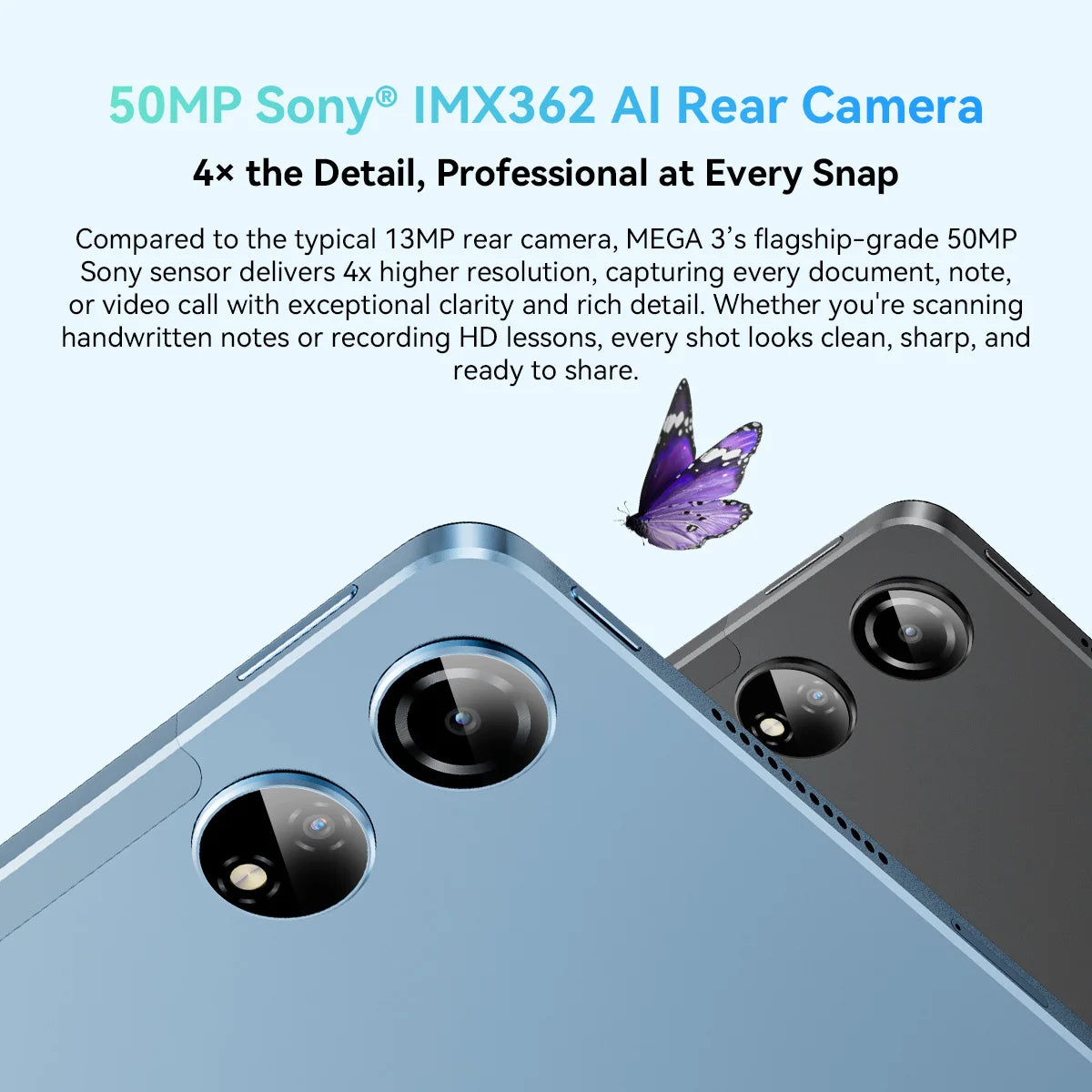 Blackview Mega 3 [No EU Charger] Tablet 8800mAh 36(12+24)GB+256GB 12.1" FHD 50MP+13MP Android 15 90Hz Dual SIM 4G 1080P IPS.