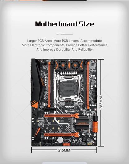 HUANANZHI X99 BD4 with E5 2680 V4 LGA 2011-3 X99 Motherboard Support DDR4 Combo Kit for High-End Gaming And Professional Use.