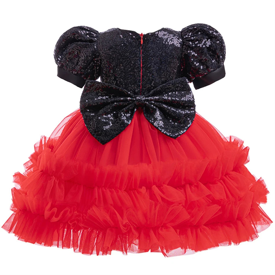 Kleinkind Disney Mickey Minnie Maus Cosplay Kleid Baby Mädchen Jungen Polka Dot Outfits Kinder Halloween Geburtstag Nette Kleidung Sets.