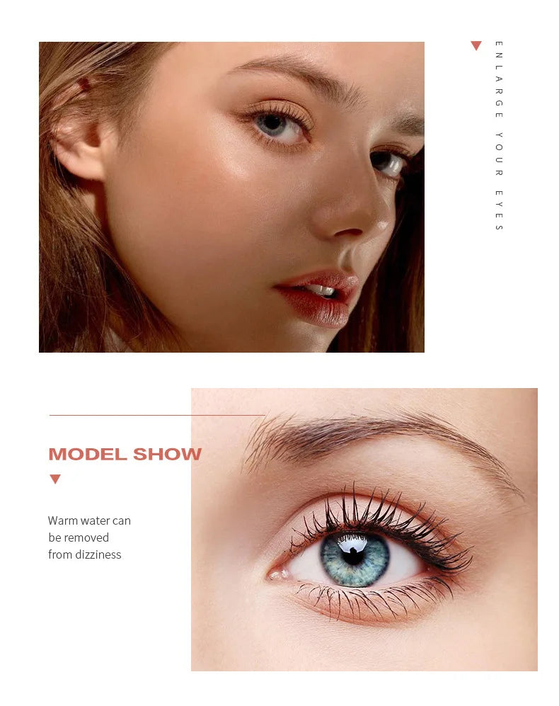 Eyelashes Lengthening Mascara Thickening Waterproof Sweat-Resistant Long Lasting Natural Curling Mascara Quick Dry Beauty Makeup.